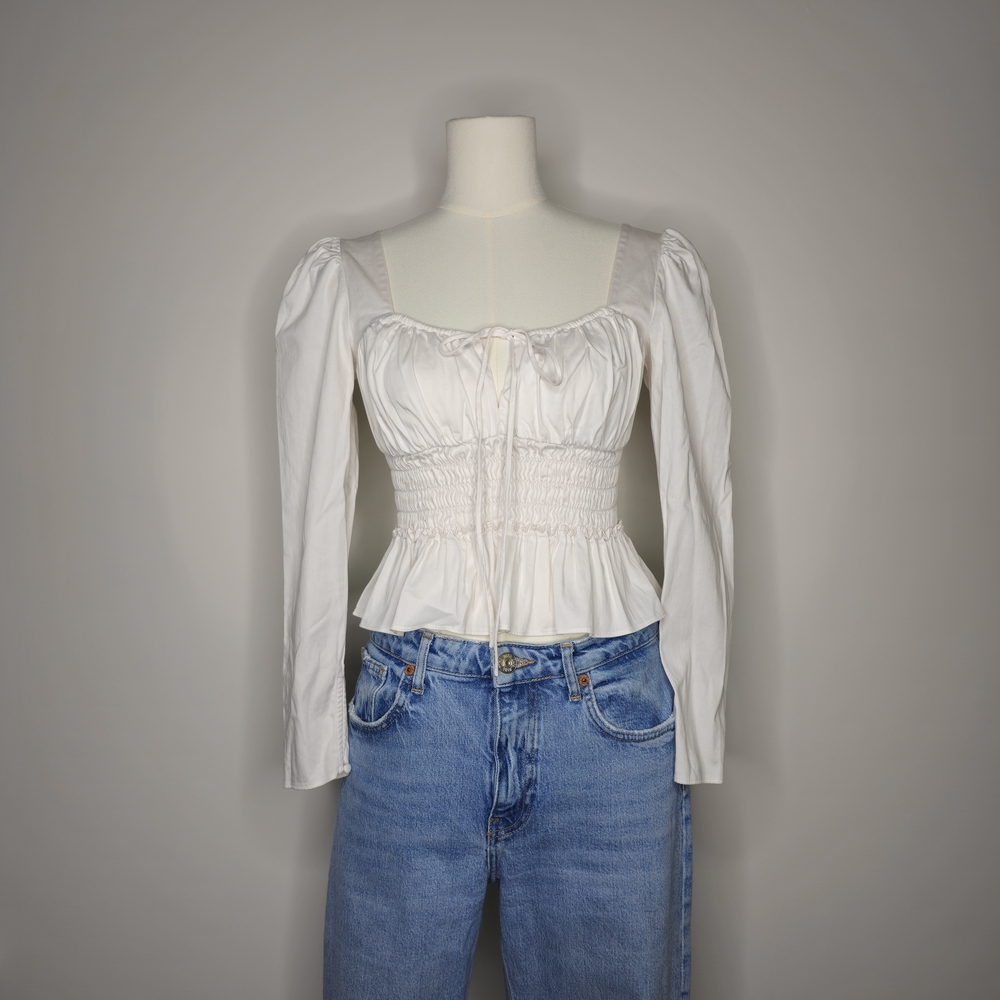 Elegant White Women's Top